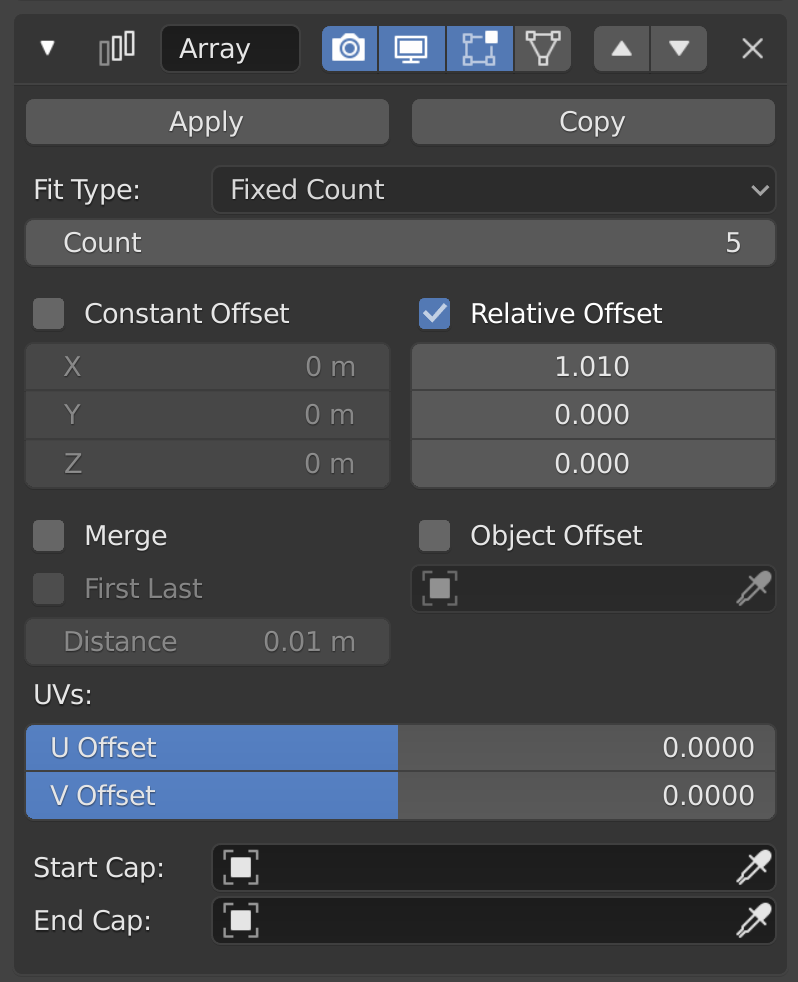 Array Modifier Array Modifier
